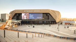 Etihad Arena in Abu Dhabi