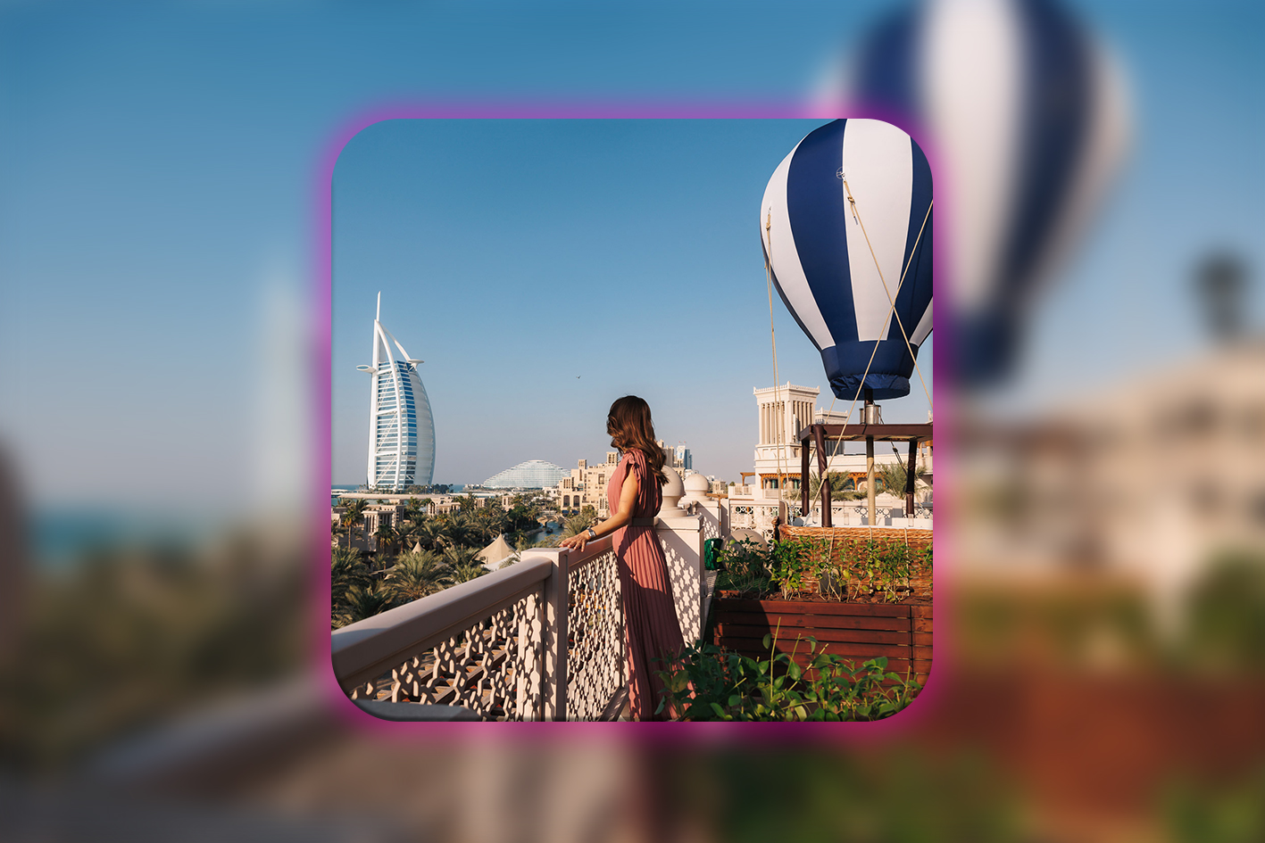 غذاخوردن در بالن‌‌های جمیرا