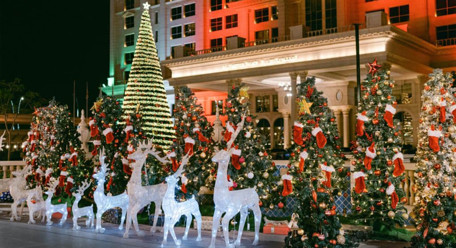 Winter Garden at Al Habtoor Palace Christmas Market