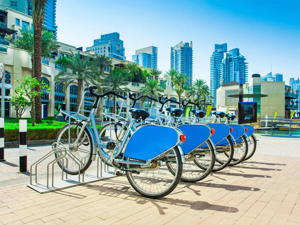 دوچرخه‌سواری-در-Dubai-Marina