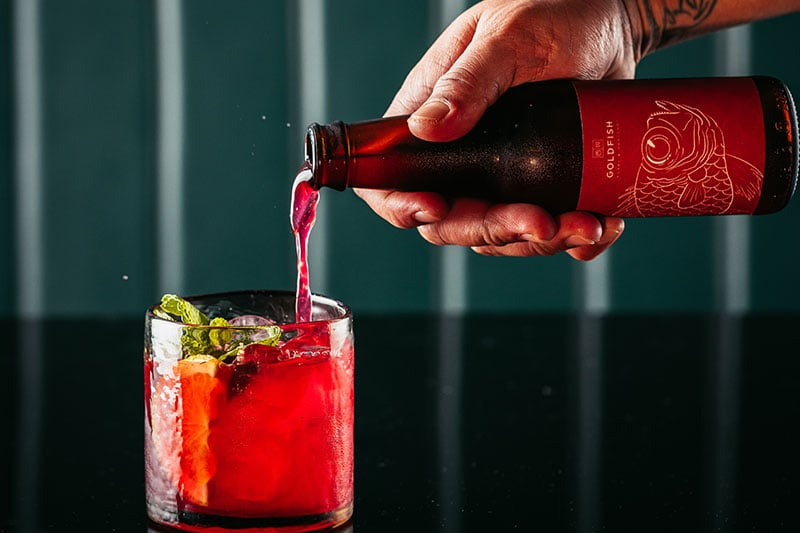 A Ni Mocktail at Goldfish Sushi & Yakitori