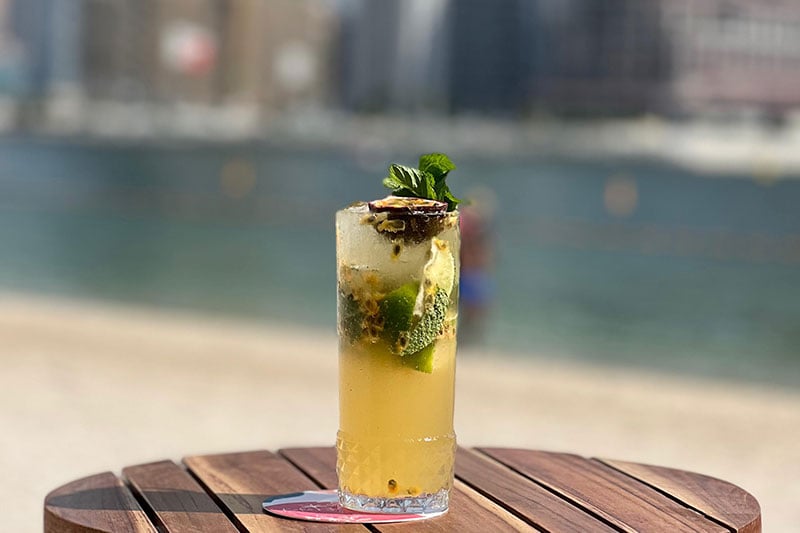Passionfruit Virgin Mojito at Koko Bay